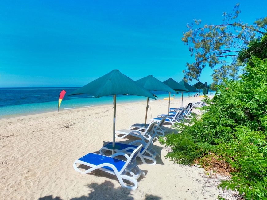 relax on the green island beach, Cairn, Queensland