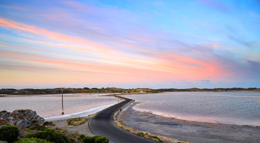 Salt Lakes Rottnest Island, Western Australia